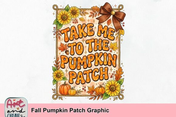 Autumnal Charm: Elevating Projects with Pumpkin Patch Graphics